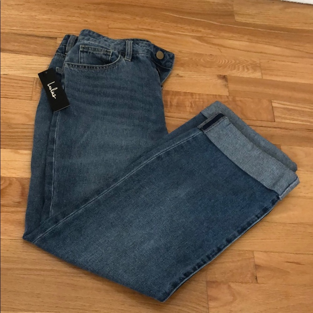Lulus High Rise Mom Jeans